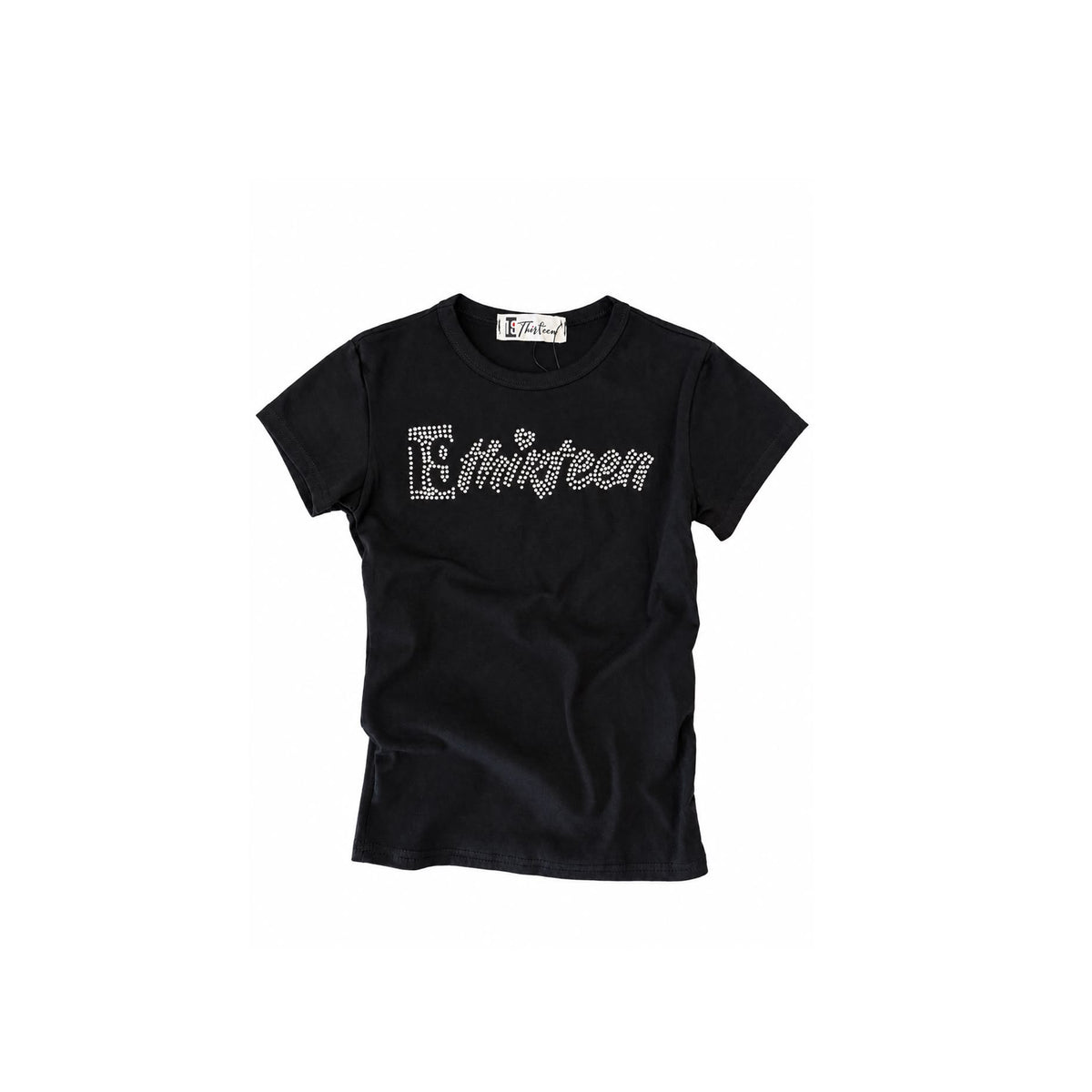 19 Rhinestone Logo Ladies Fitted T-Shirt