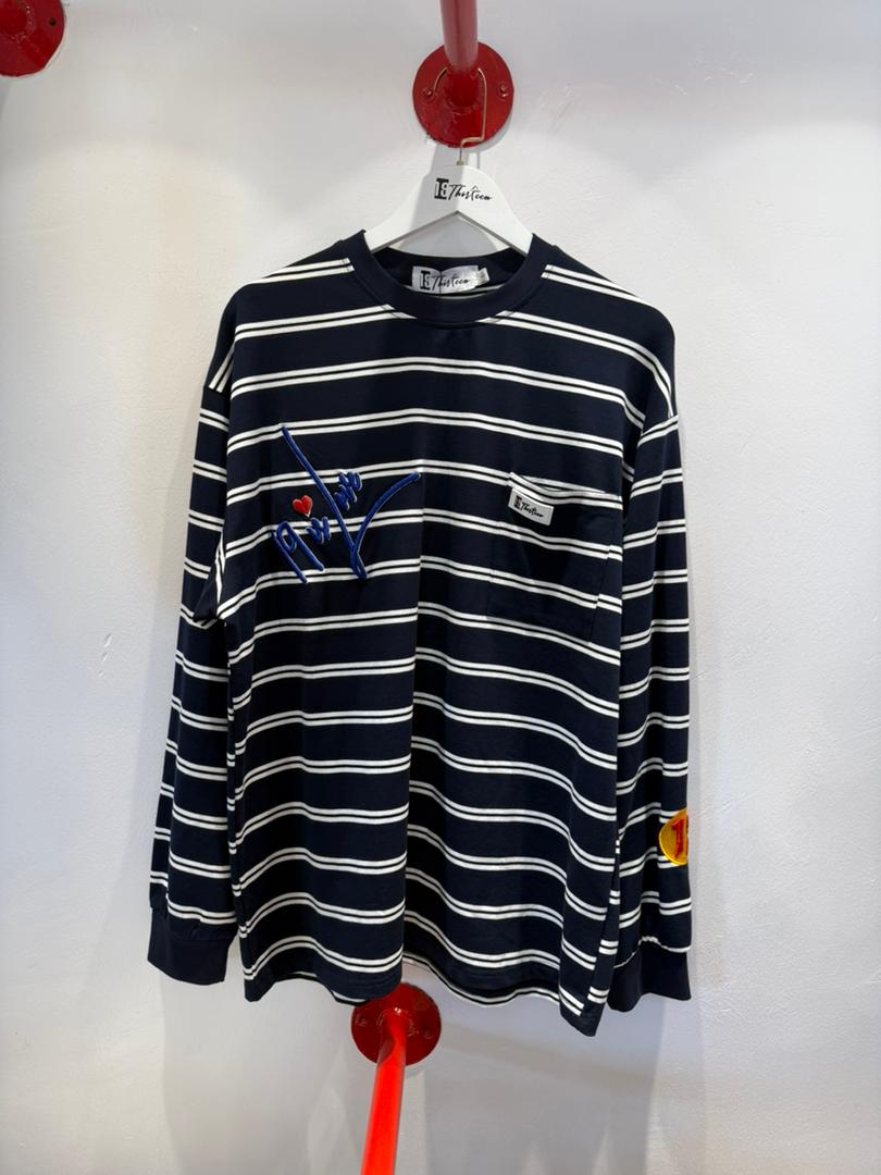 19 Multi Stripe long Sleve T-Shirt
