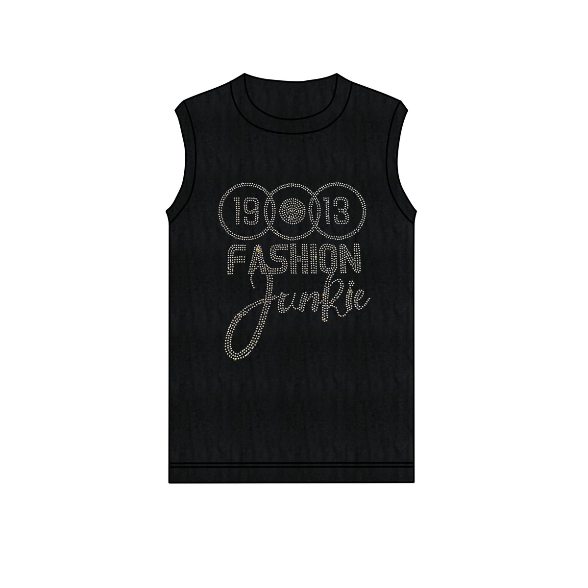 19 Rhinestones Junkie Armless