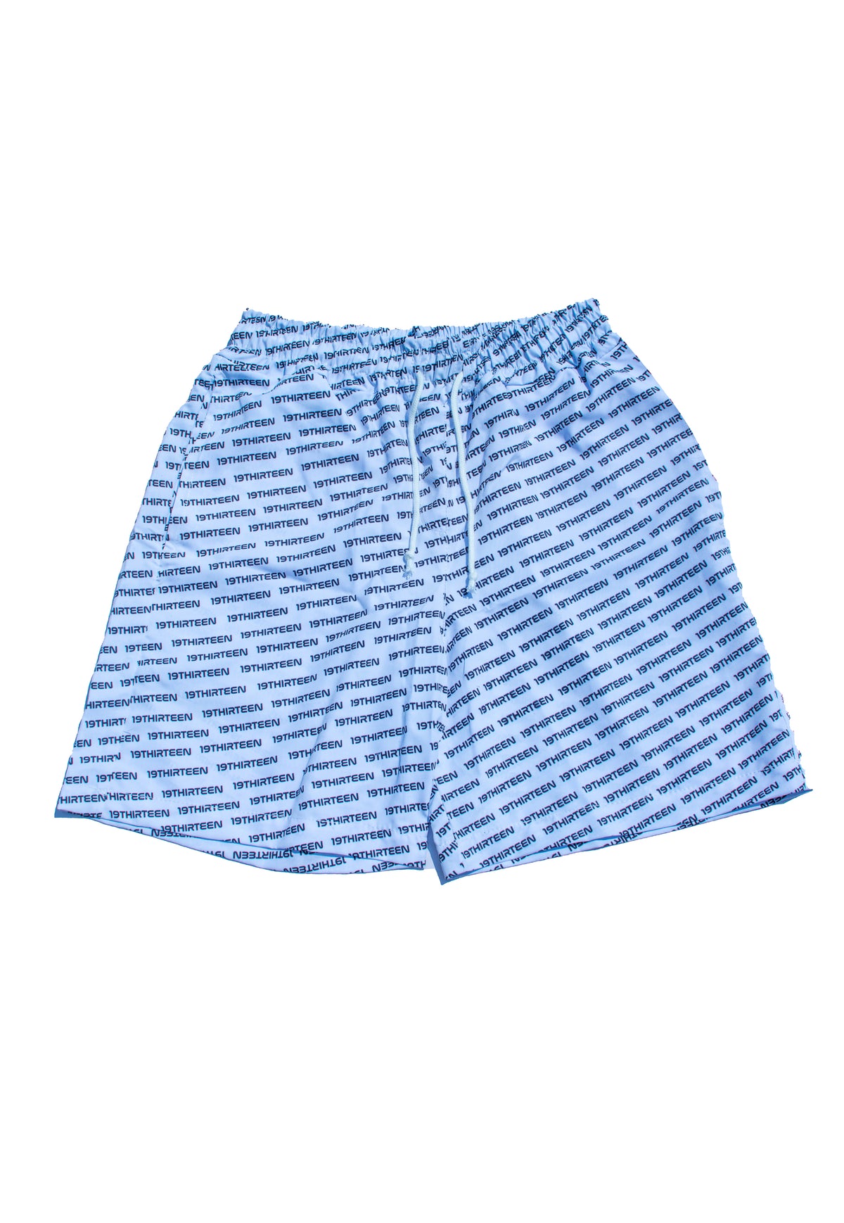 19 Logo Printed Beach Short - White